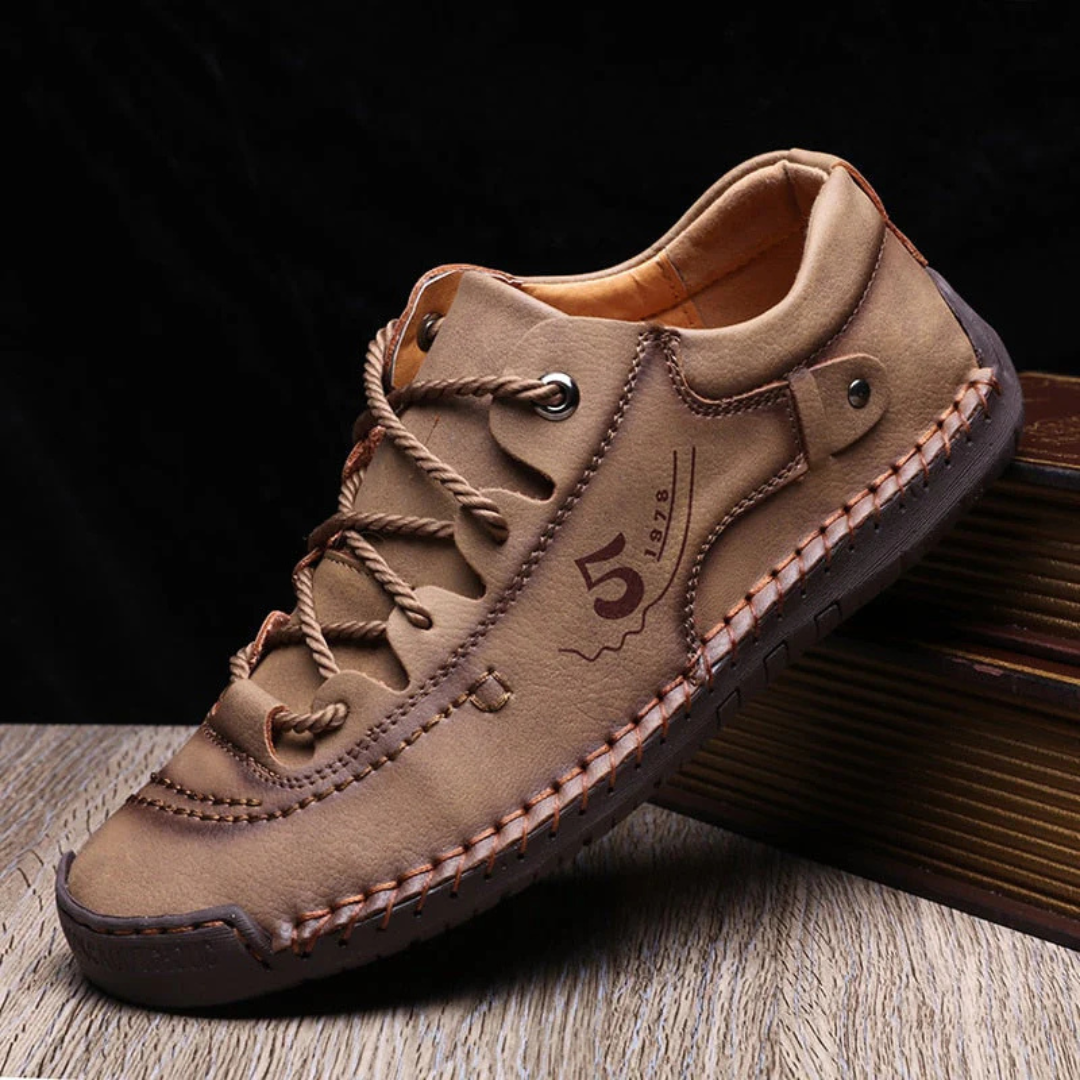 Orthopädische Walkingschuhe aus PU für Herren mit Dämpfung – TerraVey StrongStep