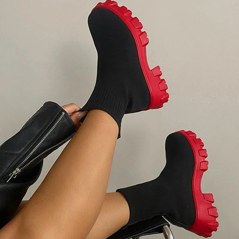 TerraVey | Altaire Chunky Platform Knöchel-Stiefel