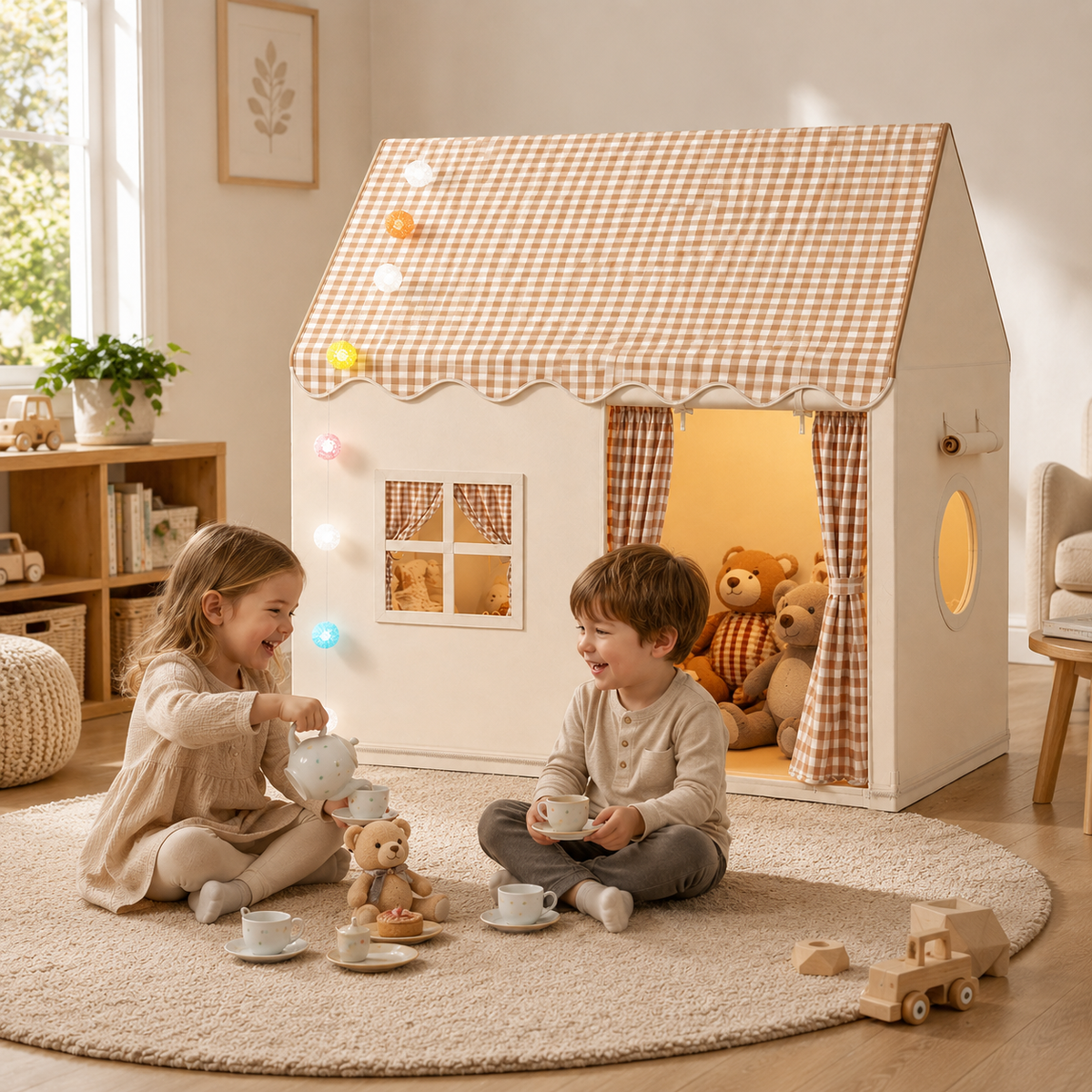 TerraVey | Cubbelle Klappbares Kinderspielzelt