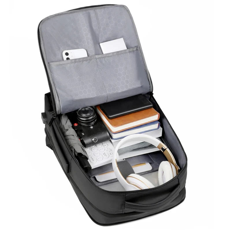 TerraVey | Erweiterbarer Oxford-Reiserucksack
