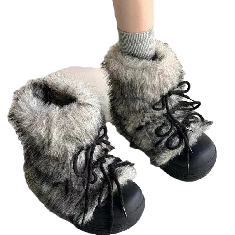 TerraVey | Furavelle Knöchel-Plateau-Schneestiefel