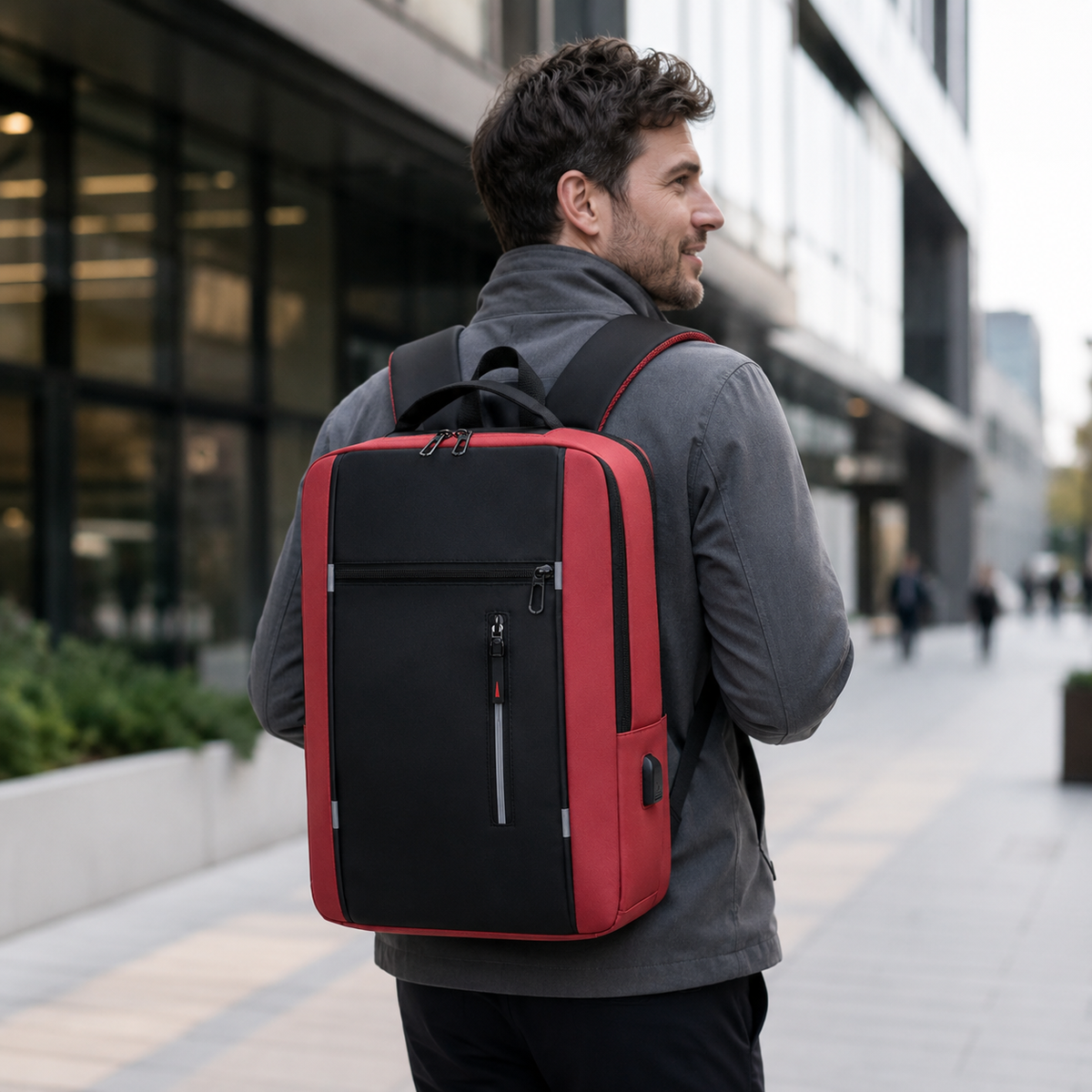 TerraVey | Spritzwassergeschützter Business-Rucksack