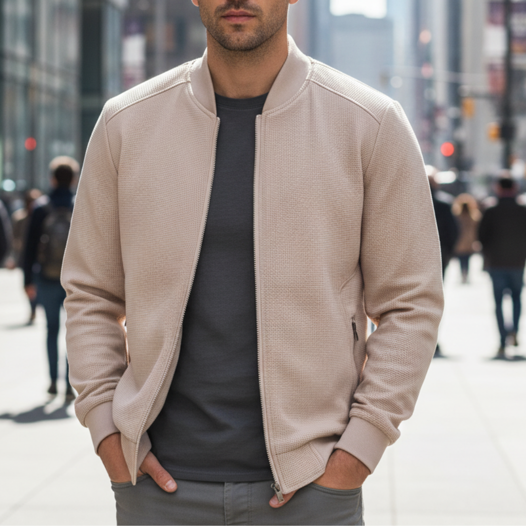 Jacken für Herren mit Reißverschluss & warmem Bomber-Stil – TerraVey UrbanShield