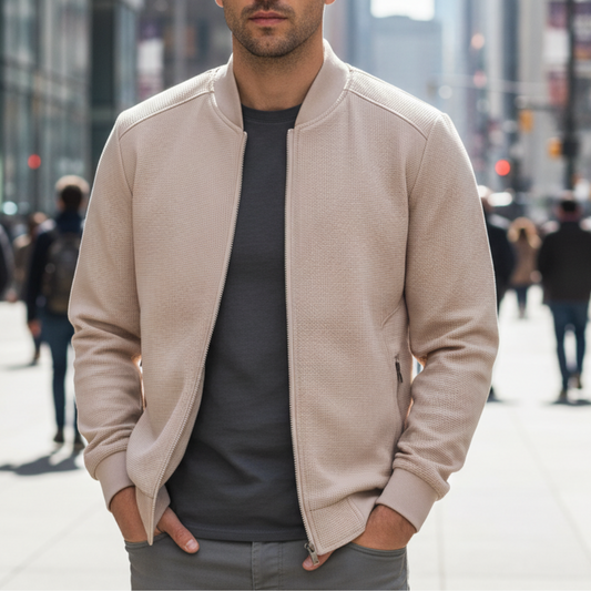 Jacken für Herren mit Reißverschluss & warmem Bomber-Stil – TerraVey UrbanShield