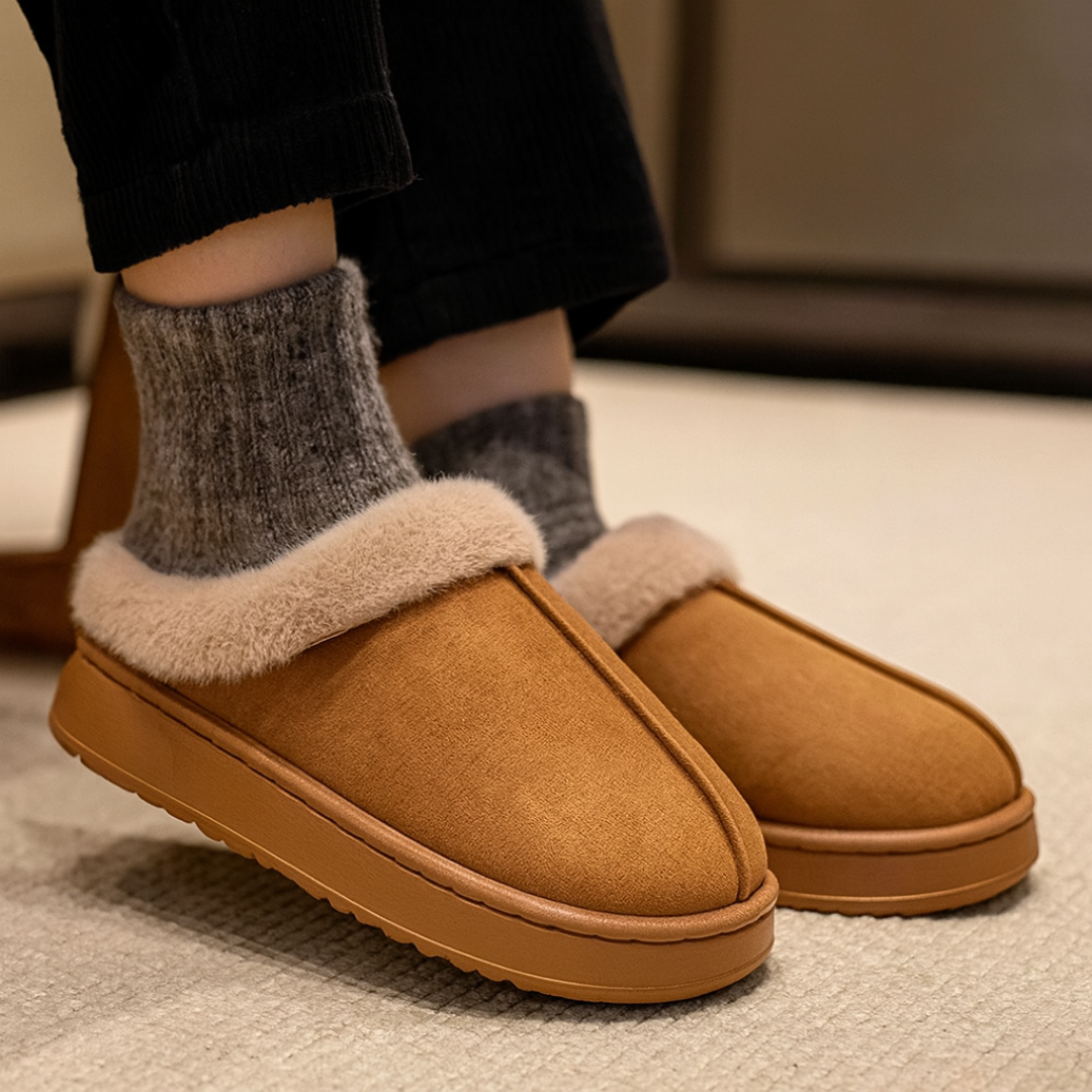 Hausschuhe Winter Damen – PolarWarm warme Hausschuhe für Damen & Herren