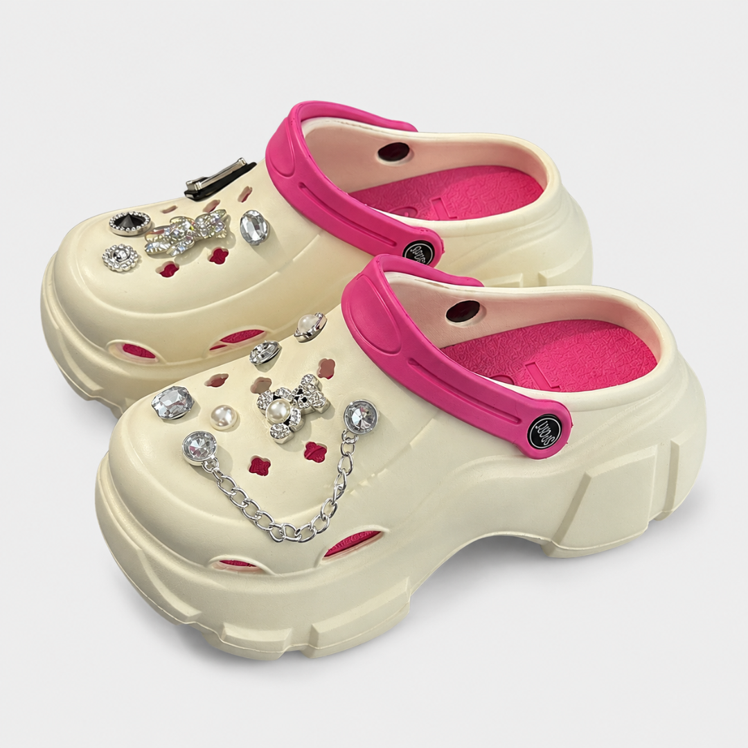 TerraVey | Florastep Chunky Platform Sommer-Clogs