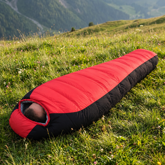 TerraVey | CampNest Gefütterter Mumienschlafsack