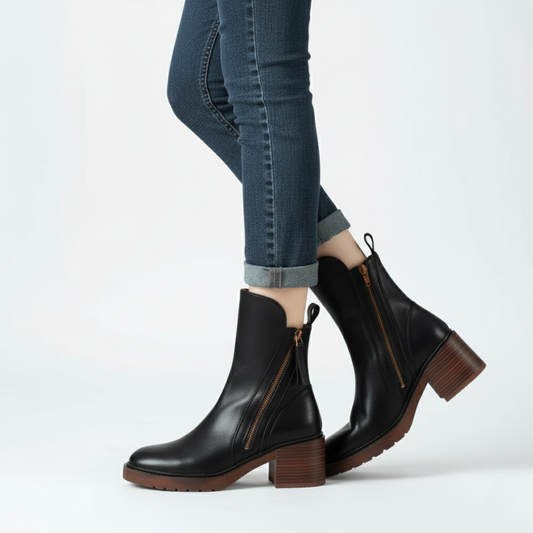 TerraVey | TerraBelle Reißverschlussstiefel