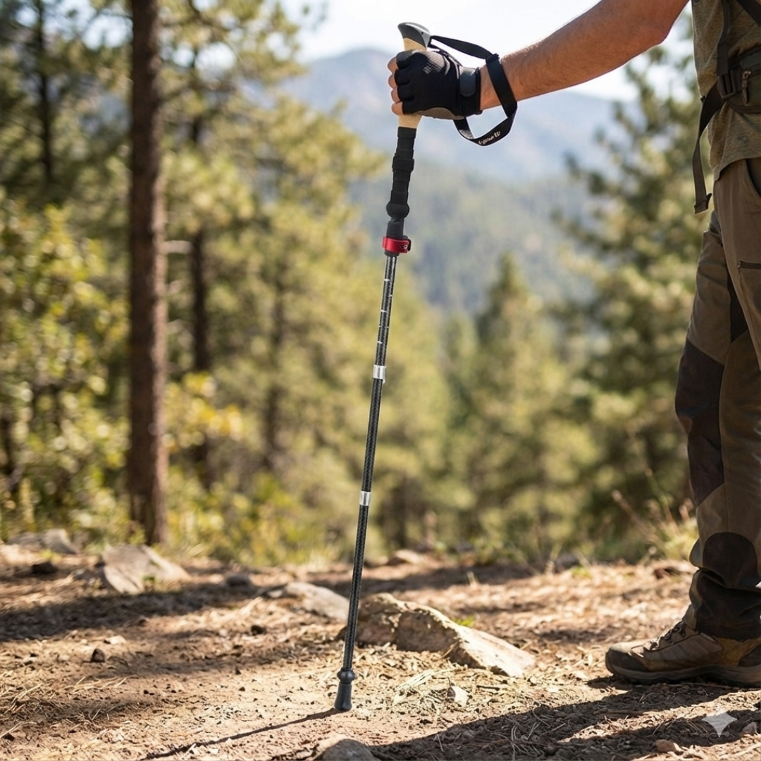 TerraVey | Trekara Fünfteiliger Faltbarer Trekkingstab