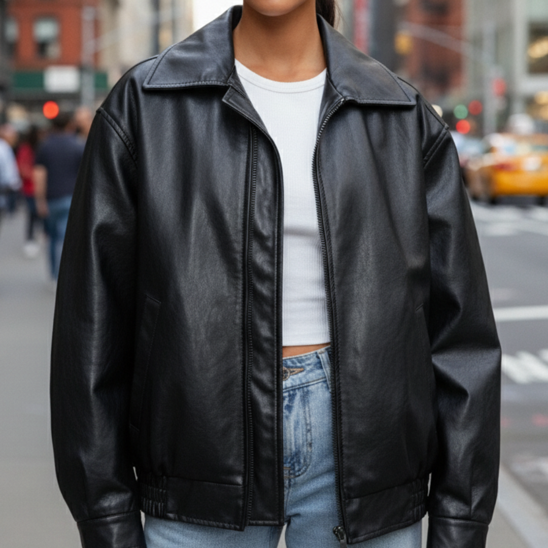 Damen Oversize mit Reißverschluss & Taschen – UrbanEase Layer