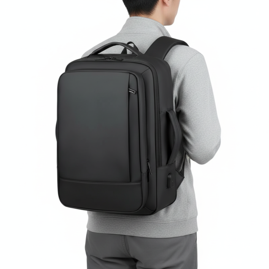 TerraVey | Erweiterbarer Oxford-Reiserucksack