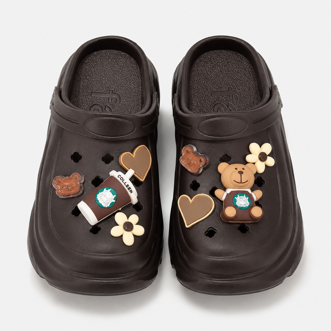 TerraVey | Florastep Chunky Platform Sommer-Clogs