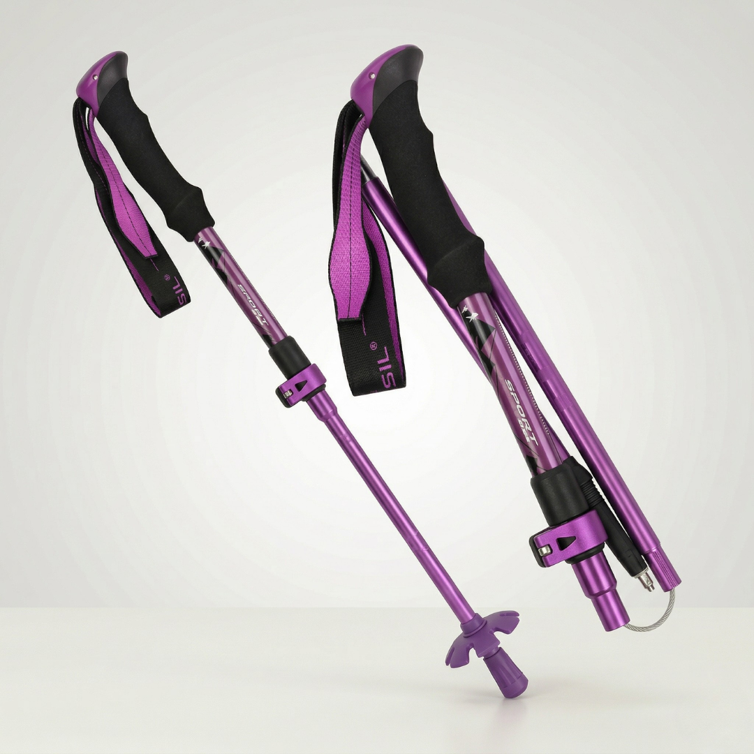 TerraVey | Faltbarer Nordic-Walking-Stock für Stabilität
