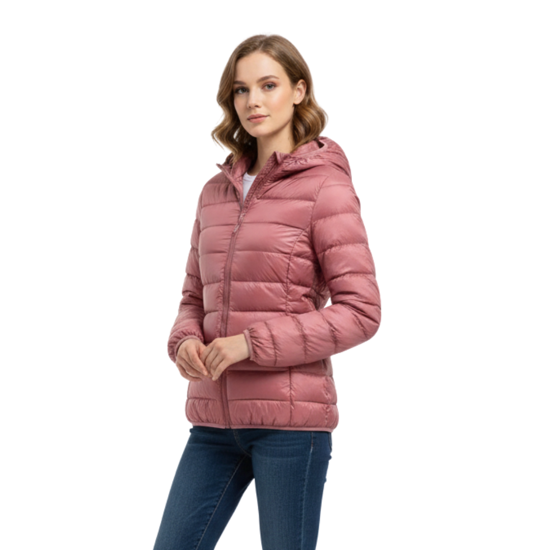 TerraVey | Steppjacke mit Kapuze für Damen