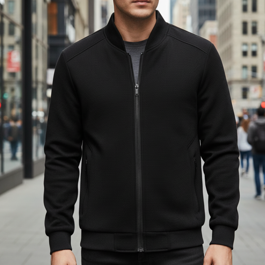 Jacken für Herren mit Reißverschluss & warmem Bomber-Stil – TerraVey UrbanShield