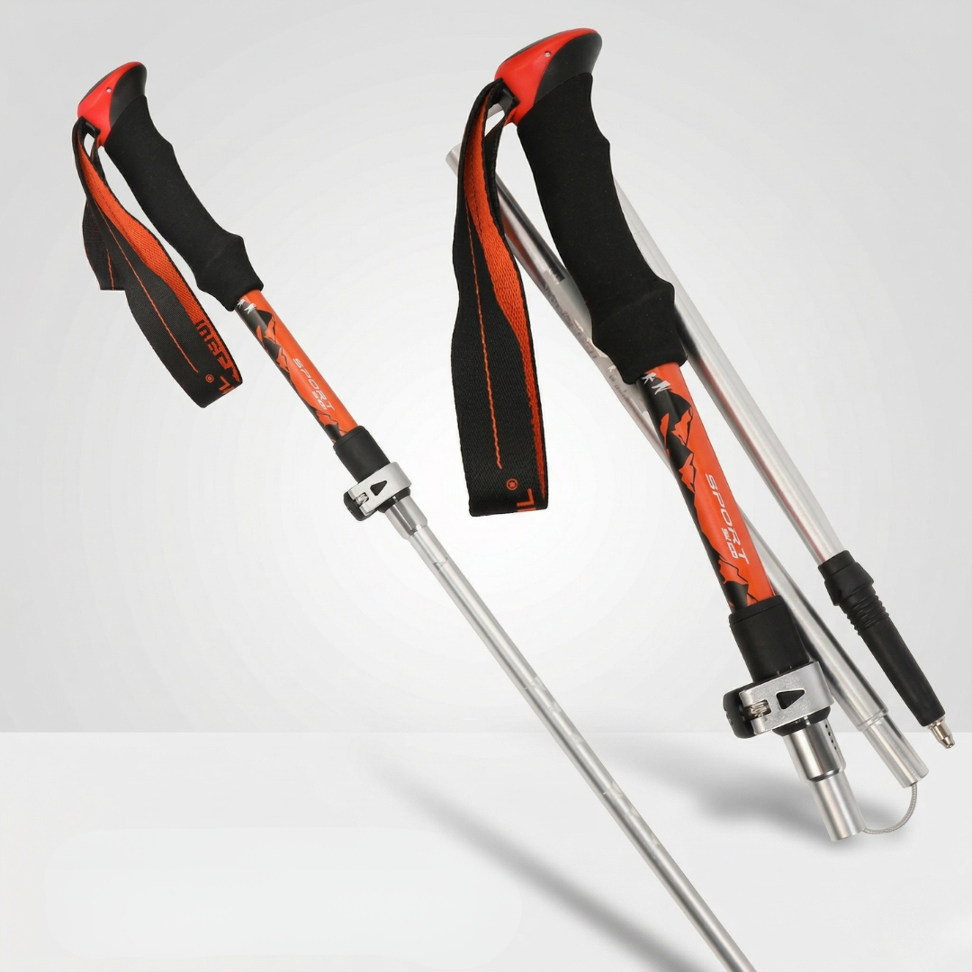 TerraVey | Faltbarer Nordic-Walking-Stock für Stabilität