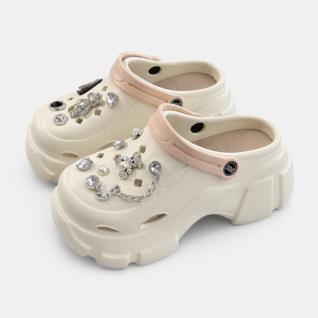 TerraVey | Florastep Chunky Platform Sommer-Clogs