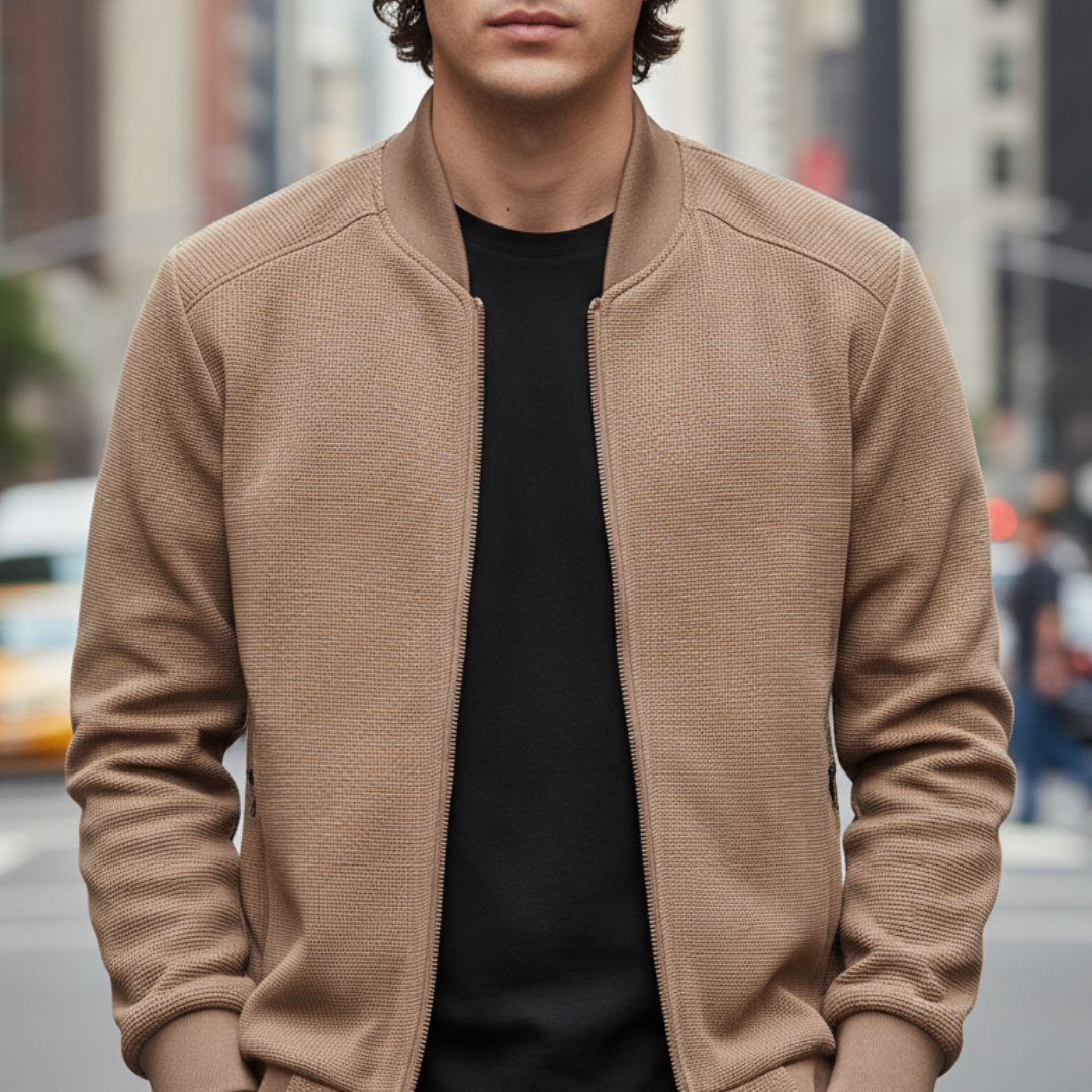 Jacken für Herren mit Reißverschluss & warmem Bomber-Stil – TerraVey UrbanShield