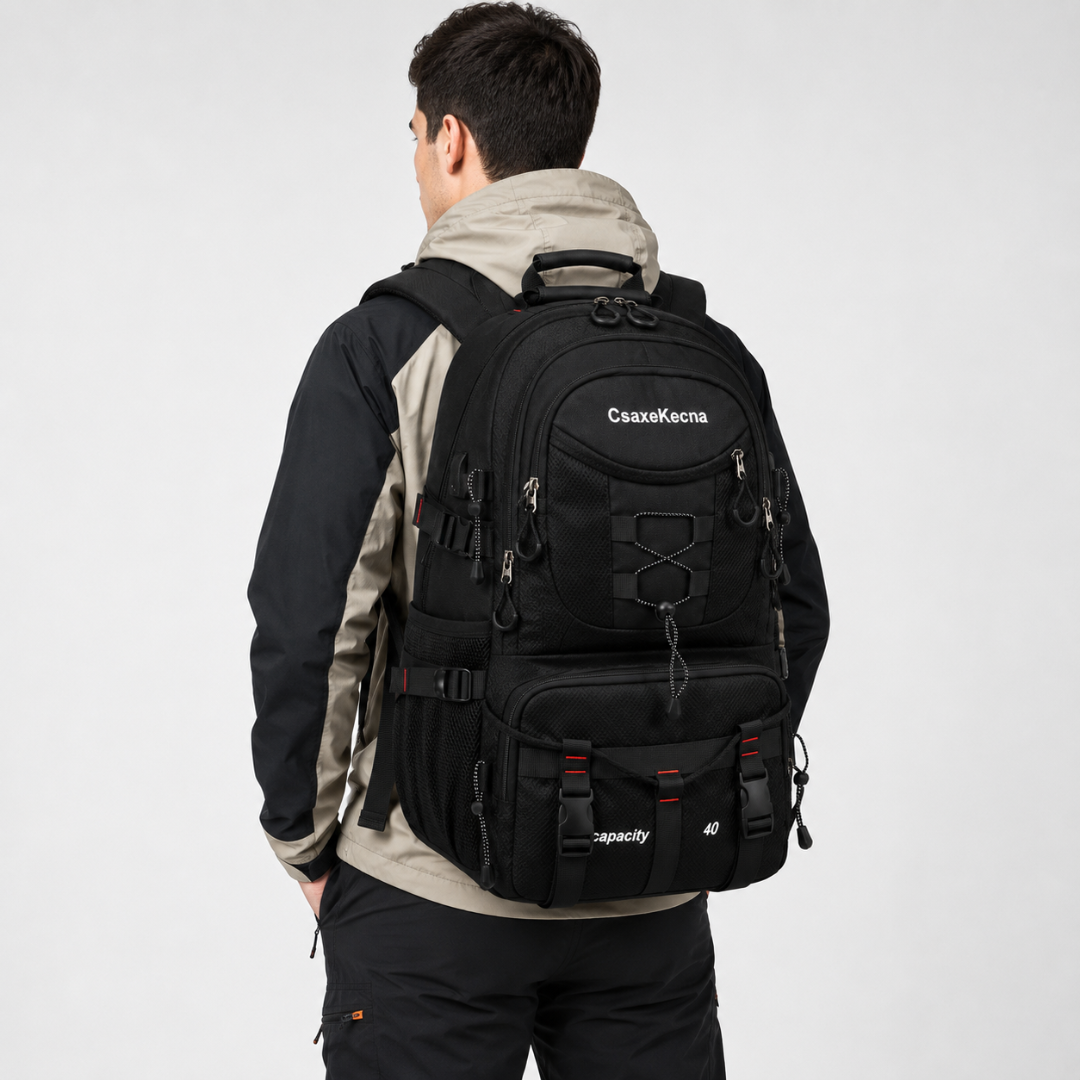 Wanderrucksack 40L mit USB-Anschluss – BergTrail Pro
