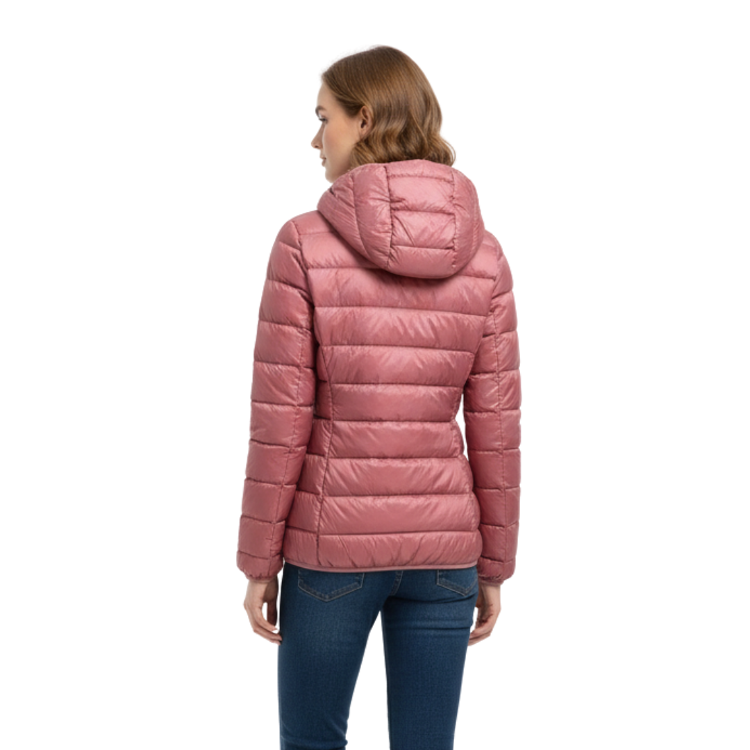 TerraVey | Steppjacke mit Kapuze für Damen