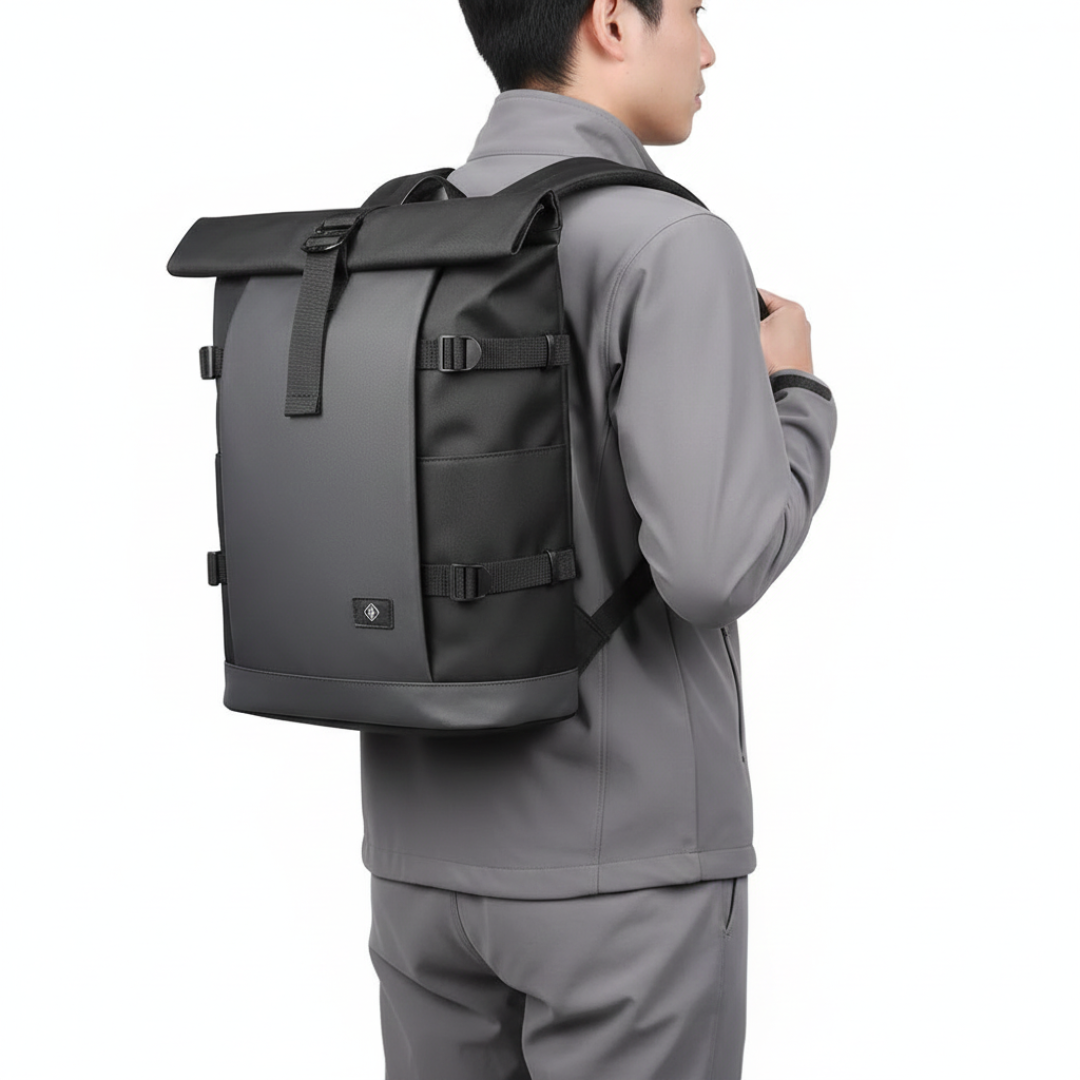 TerraVey | Wasserdichter Roll-Top-Rucksack
