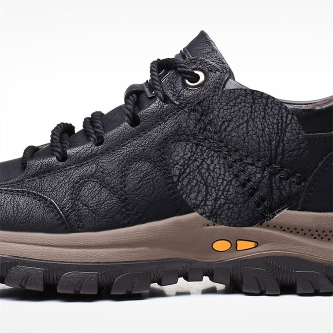 Orthopädische Walkingschuhe aus veganem Leder, wasserdicht & rutschfest – TerraVey Carter