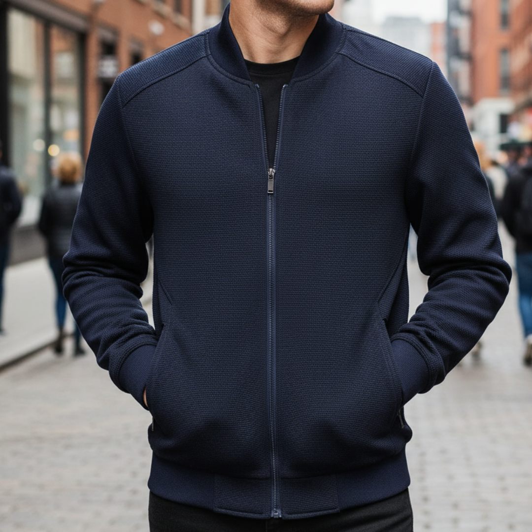 Jacken für Herren mit Reißverschluss & warmem Bomber-Stil – TerraVey UrbanShield