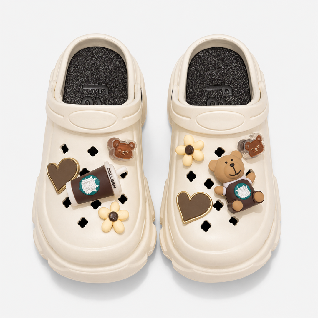 TerraVey | Florastep Chunky Platform Sommer-Clogs