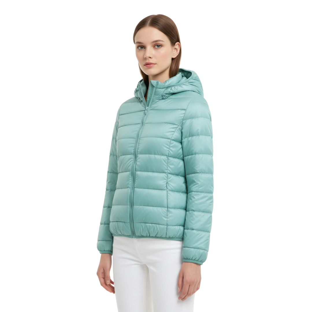 TerraVey | Steppjacke mit Kapuze für Damen