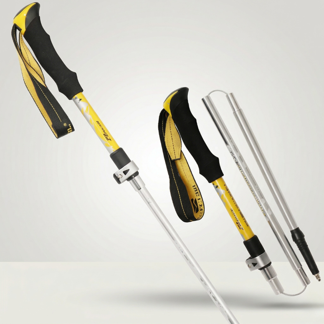 TerraVey | Faltbarer Nordic-Walking-Stock für Stabilität