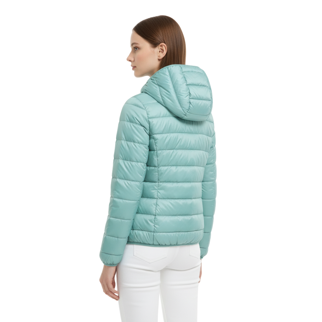 TerraVey | Steppjacke mit Kapuze für Damen