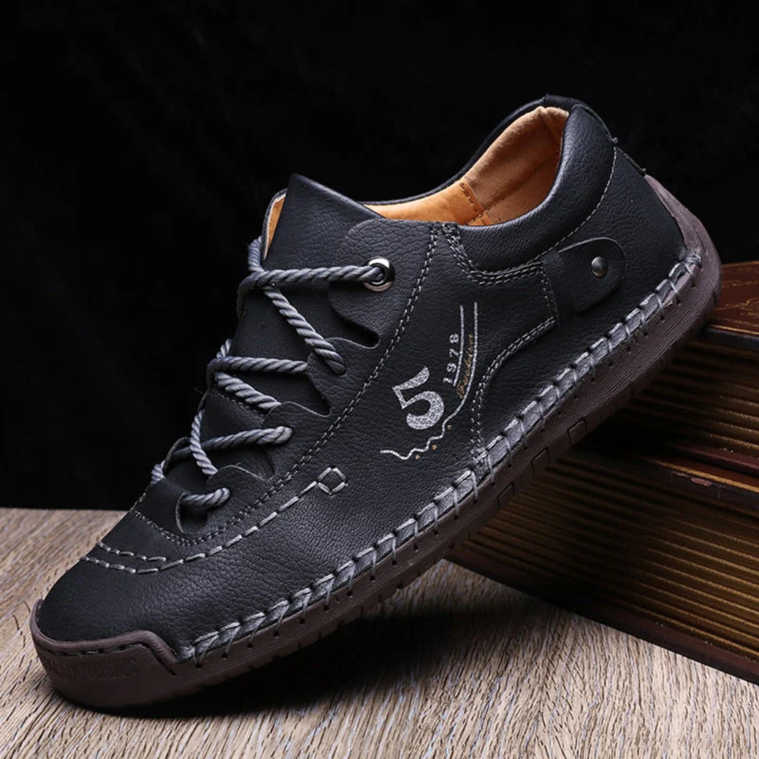 Orthopädische Walkingschuhe aus PU für Herren mit Dämpfung – TerraVey StrongStep