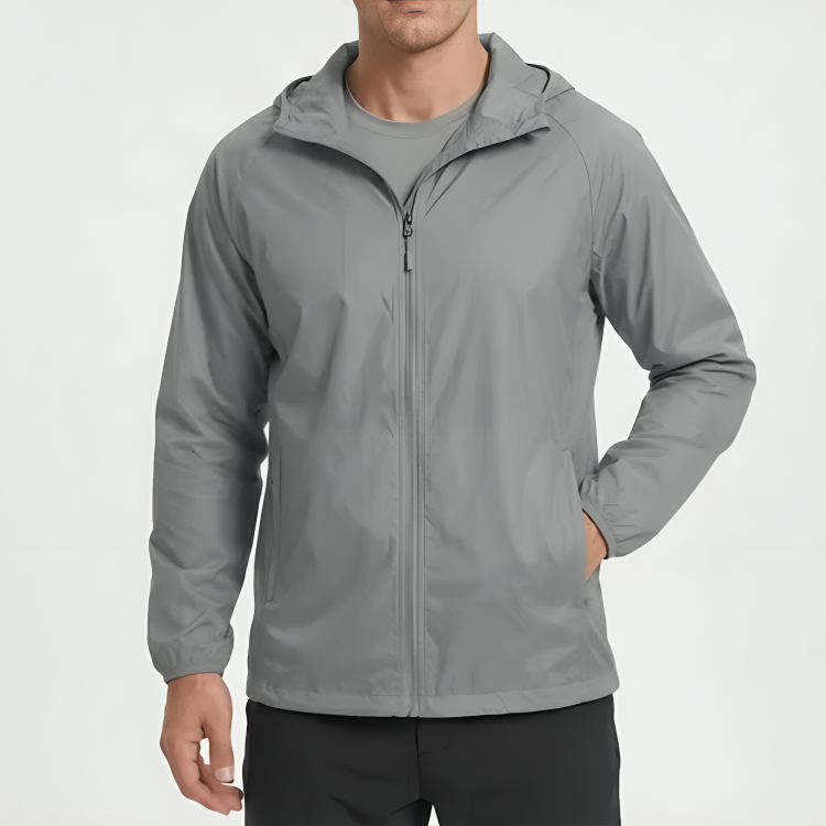 TerraVey | Velotrek Leichte Packbare Kapuzen-Windjacke