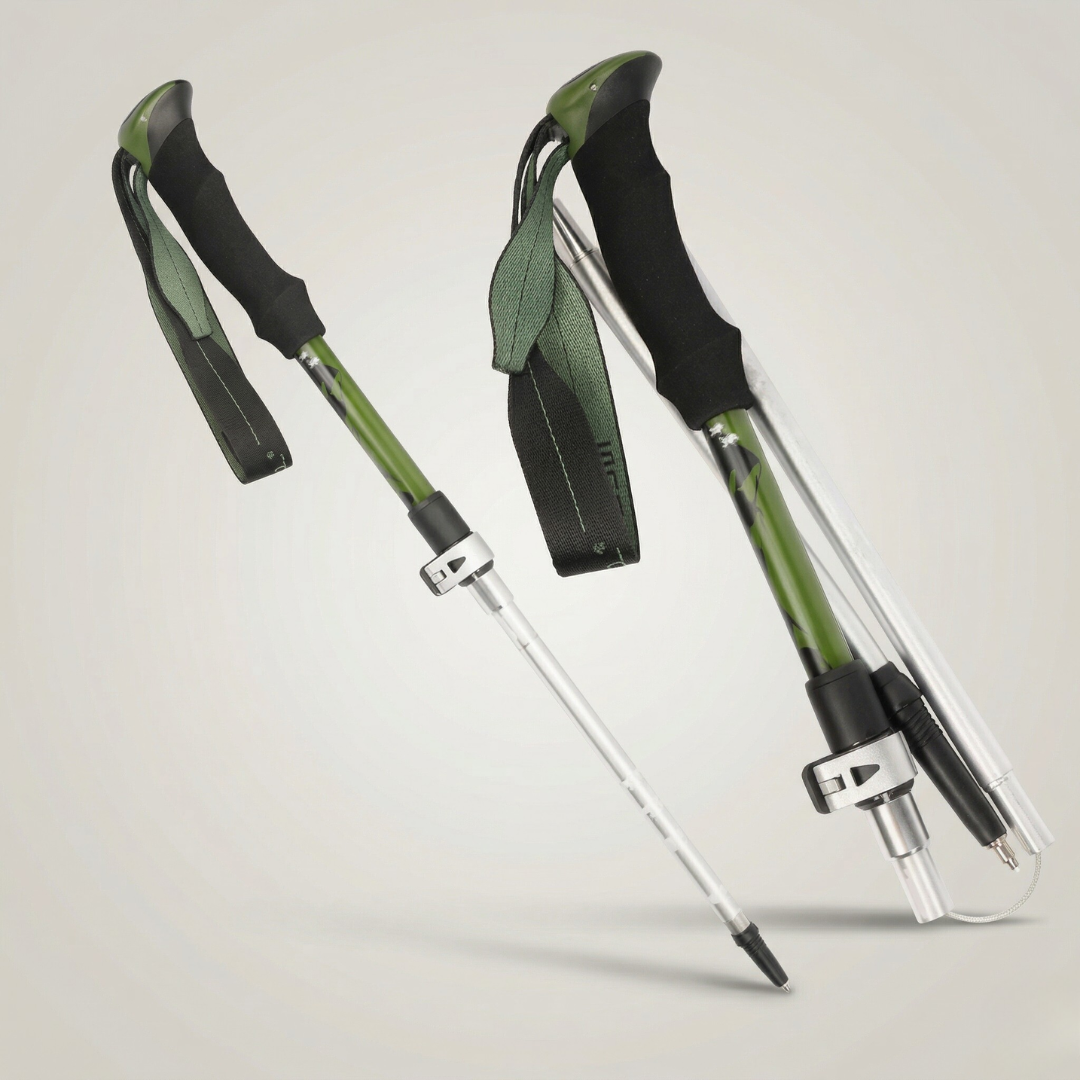 TerraVey | Faltbarer Nordic-Walking-Stock für Stabilität