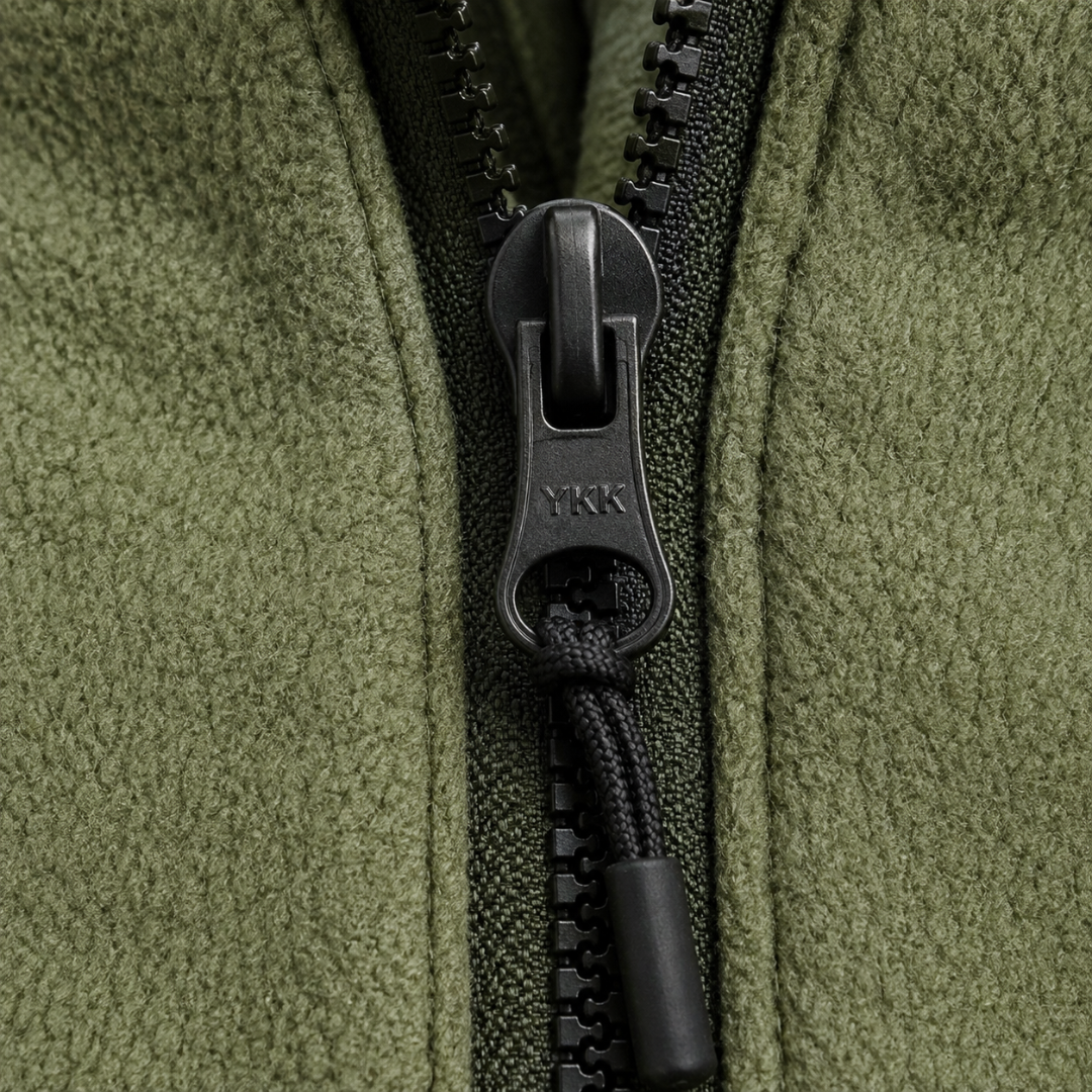 Winddichte Herren-Fleecejacke mit Kapuze – Warme Outdoor-Softshell