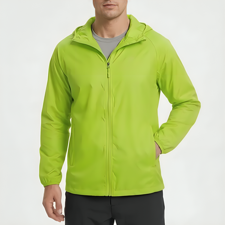 TerraVey | Velotrek Leichte Packbare Kapuzen-Windjacke