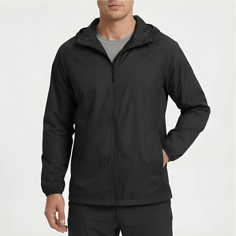 TerraVey | Velotrek Leichte Packbare Kapuzen-Windjacke