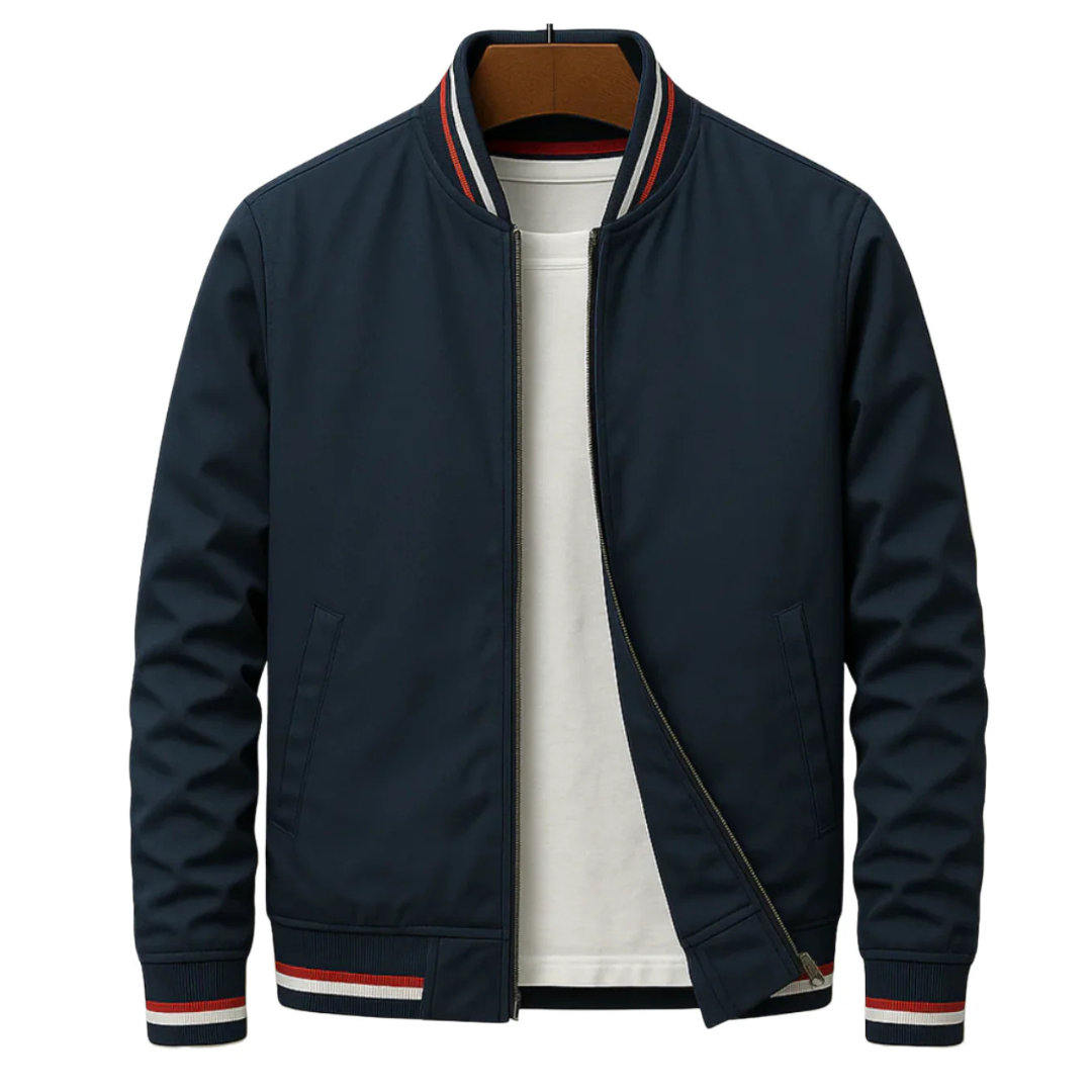 Bomberjacke im College-Style mit Streifen – UrbanStripe Jacket