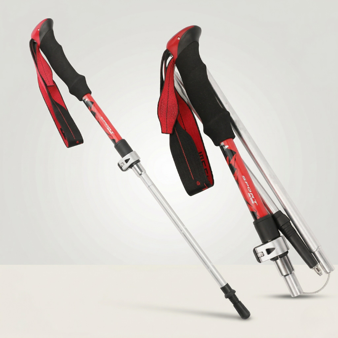 TerraVey | Faltbarer Nordic-Walking-Stock für Stabilität