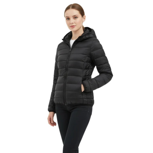 TerraVey | Steppjacke mit Kapuze für Damen