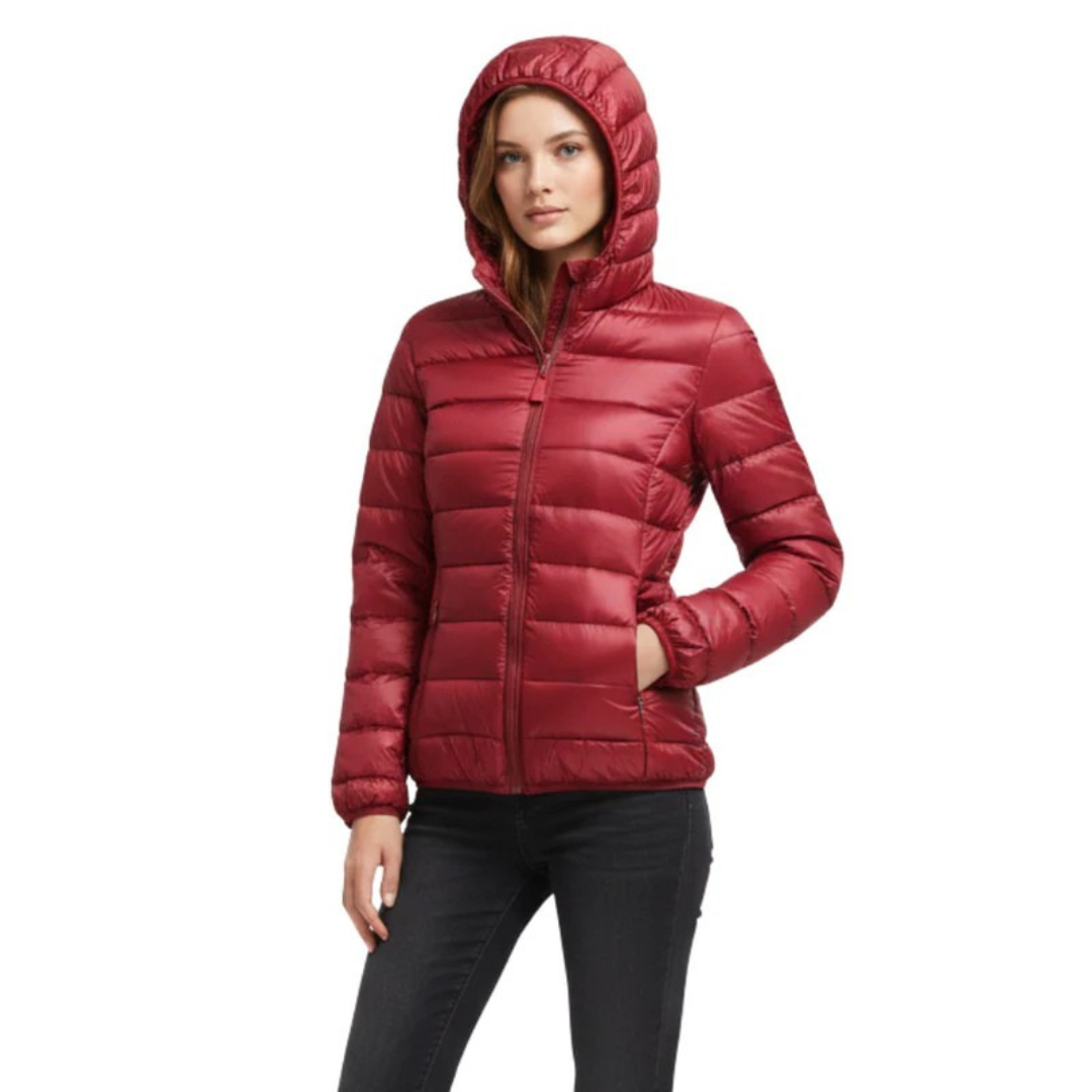 TerraVey | Steppjacke mit Kapuze für Damen