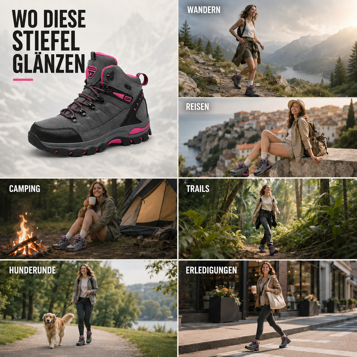 TerraVey | Damen-Wanderstiefel