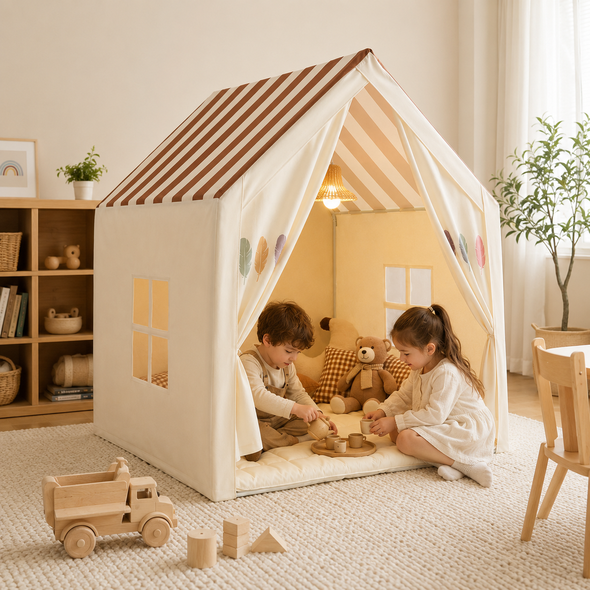 TerraVey | PlayNook Faltbares Indoor-Spielhaus