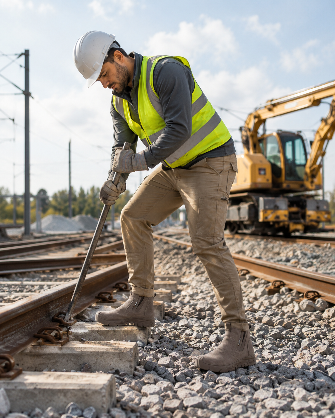 TerraVey | ForgeTread Slip-On Sicherheitsstiefel, knöchelhoch