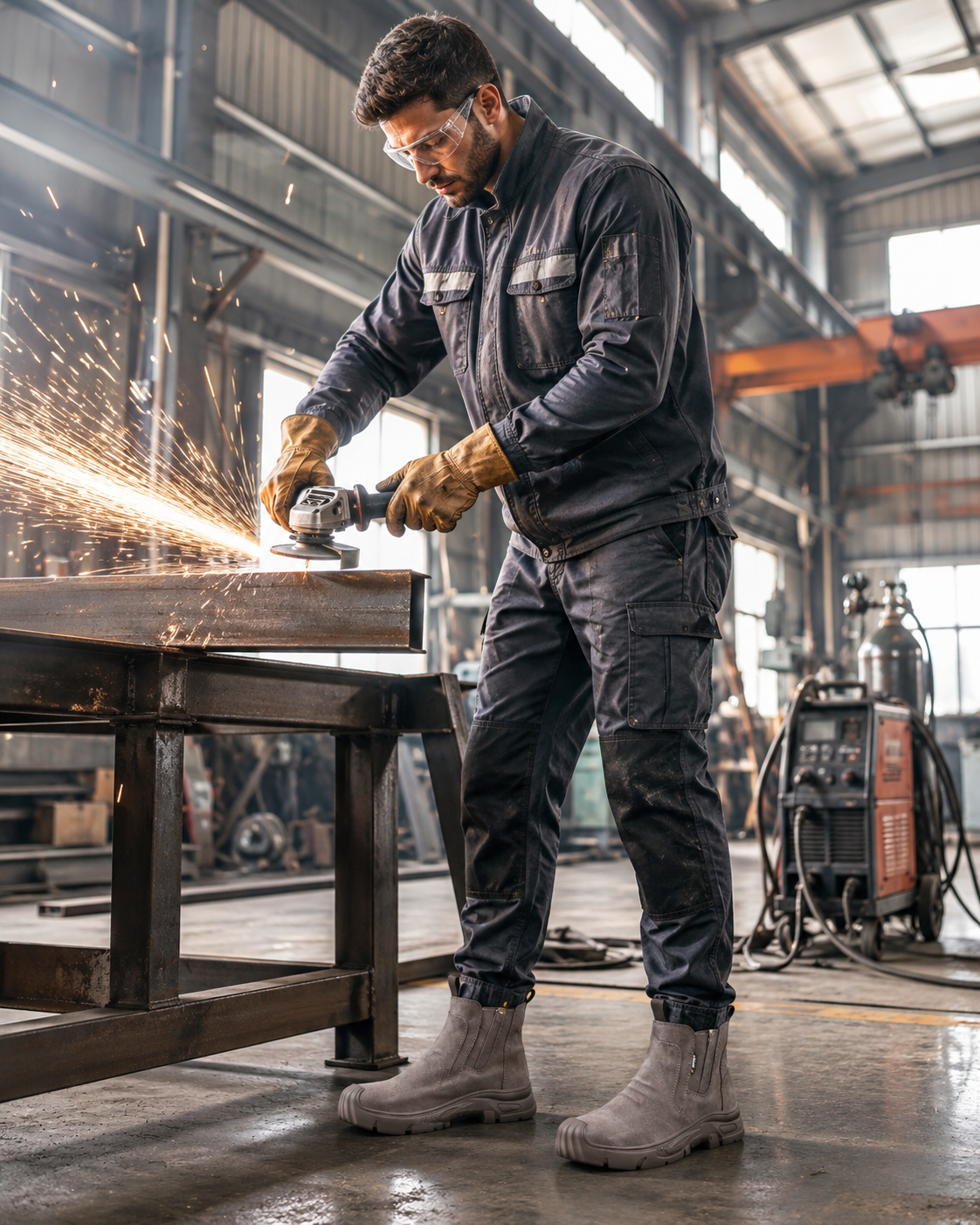 TerraVey | ForgeTread Slip-On Sicherheitsstiefel, knöchelhoch