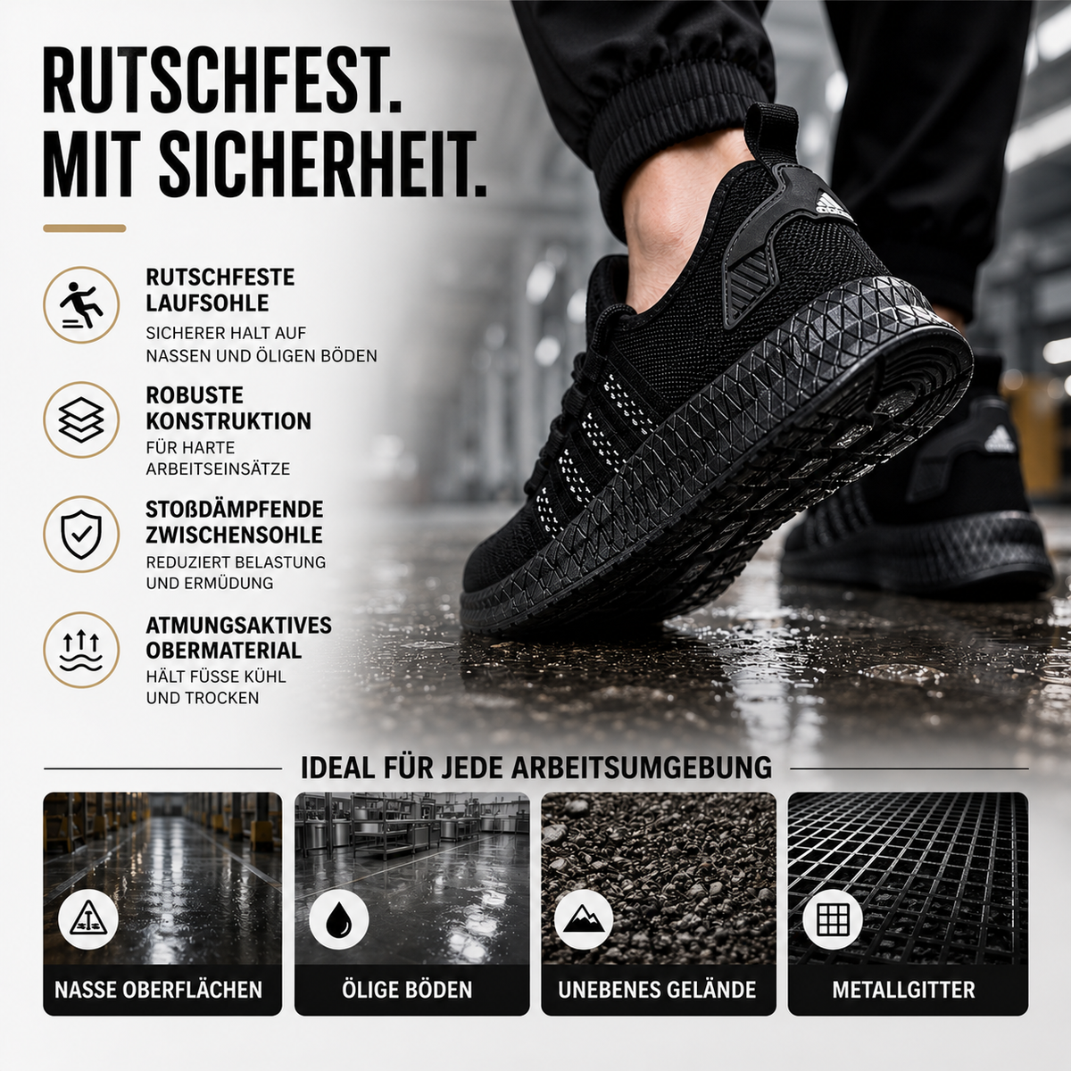 TerraVey | Guardique Leichter Schutz-Sneaker