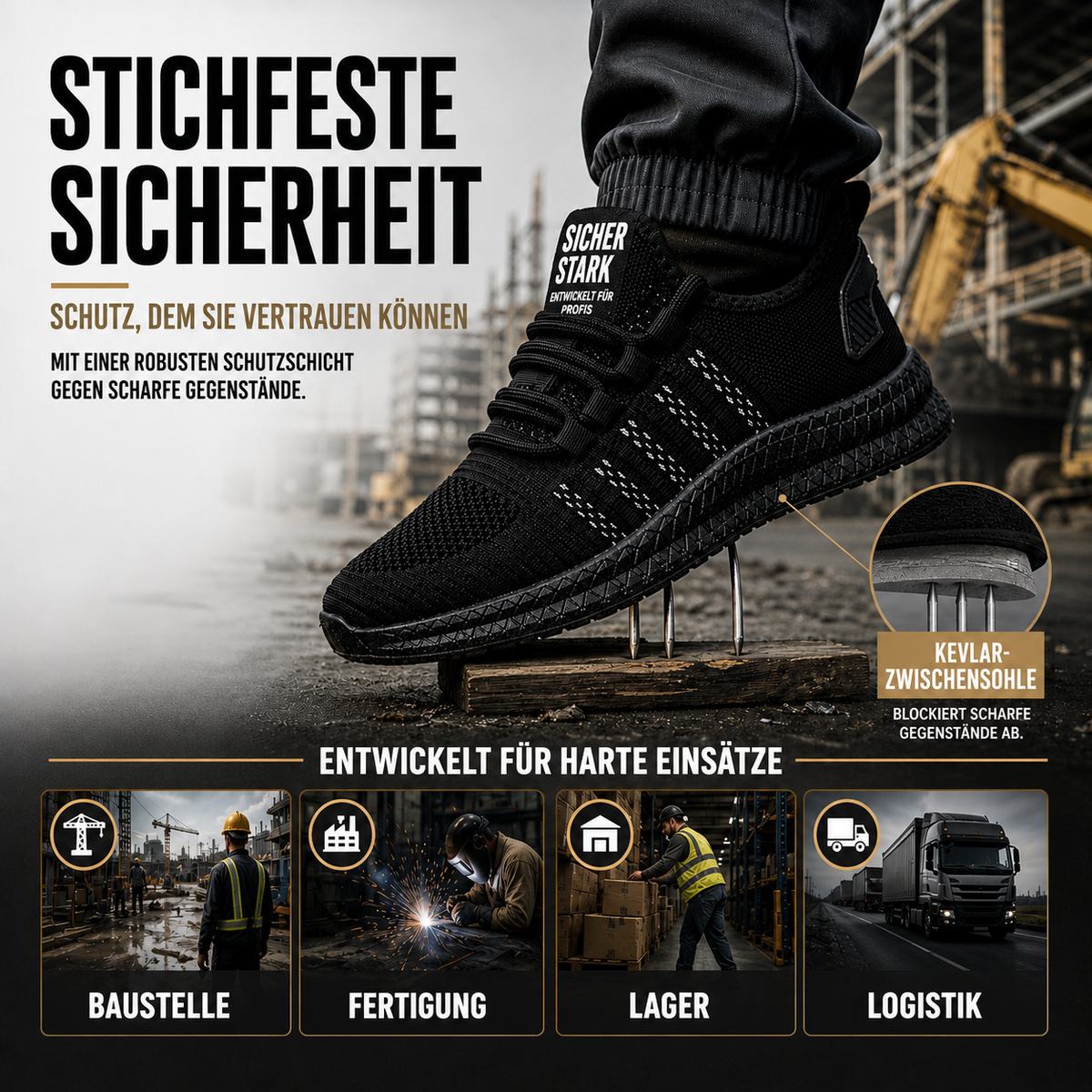 TerraVey | Guardique Leichter Schutz-Sneaker