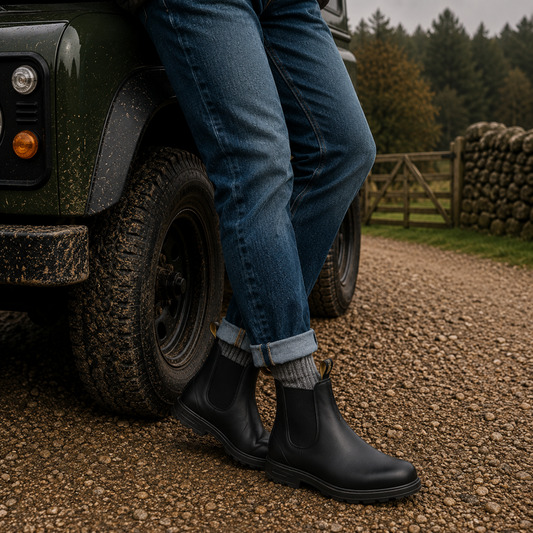 Komfortable Walking-Schuhe im Chelsea-Design – Bequeme Slip-On Boots für Herren
