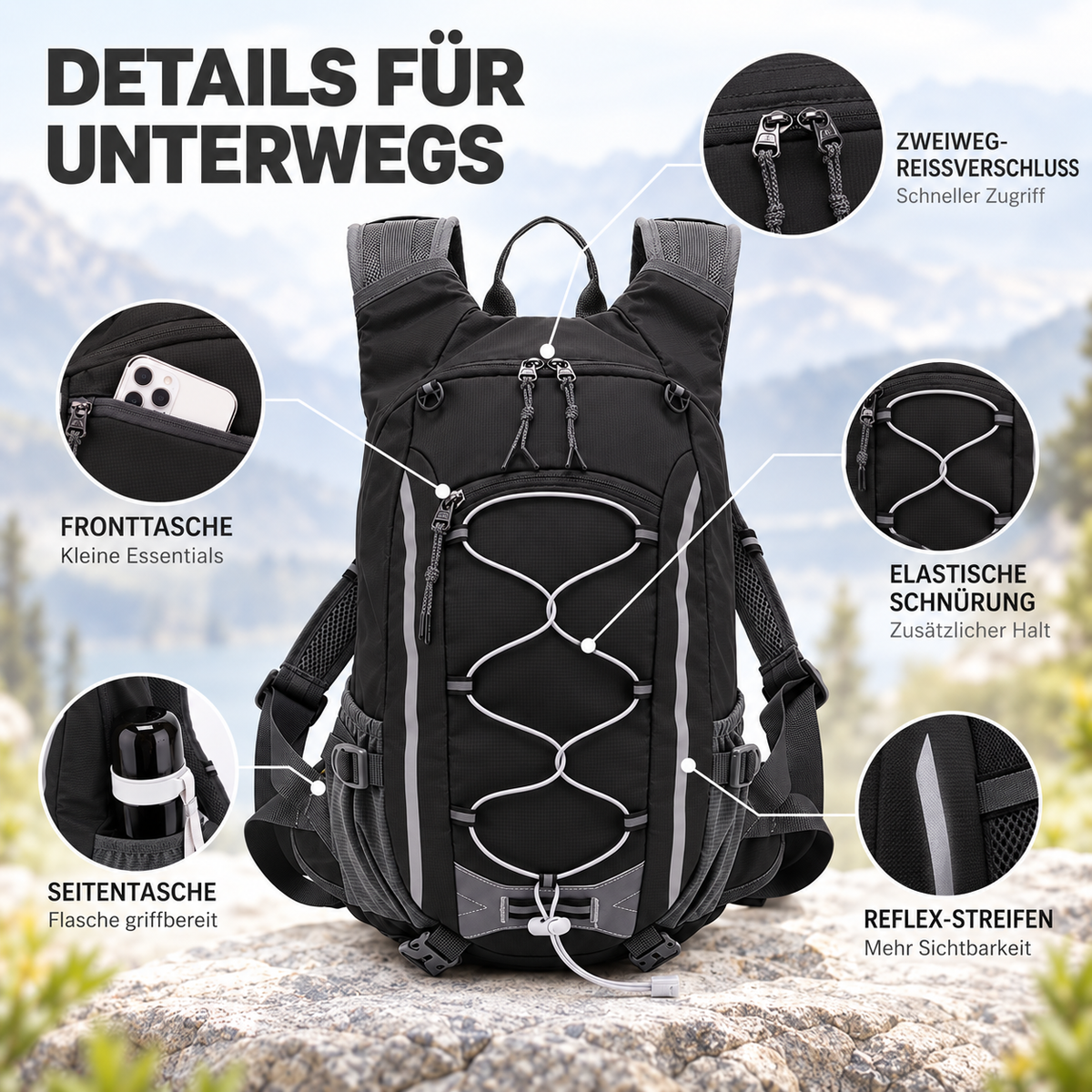 TerraVey | 20-Liter-Wasserabweisender Rucksack