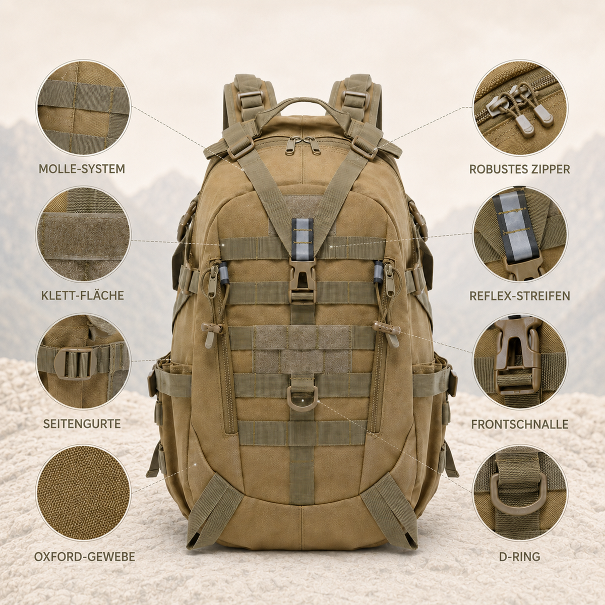 TerraVey | 40-Liter-Taktischer Rucksack